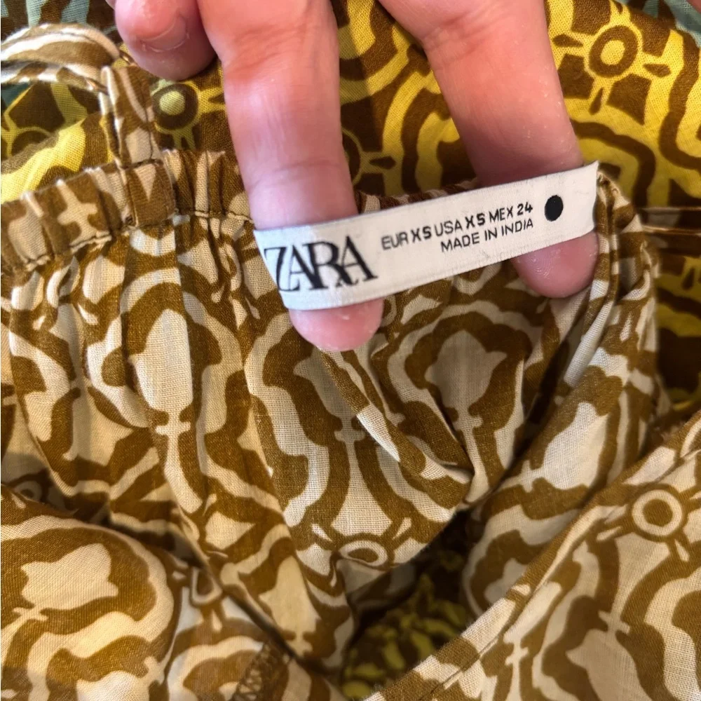 Zara Multicolor Maxi Dress size XS - Picture 9 of 10